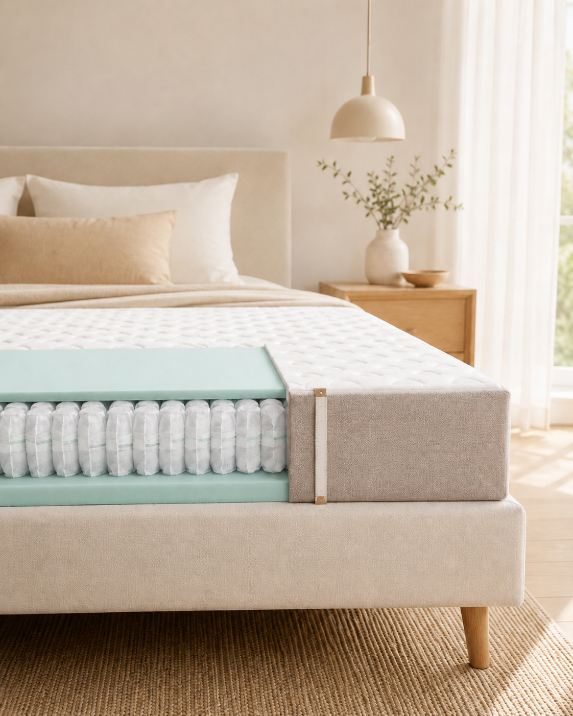 Matratzenkern eines Boxspringbetts richtig ausmessen