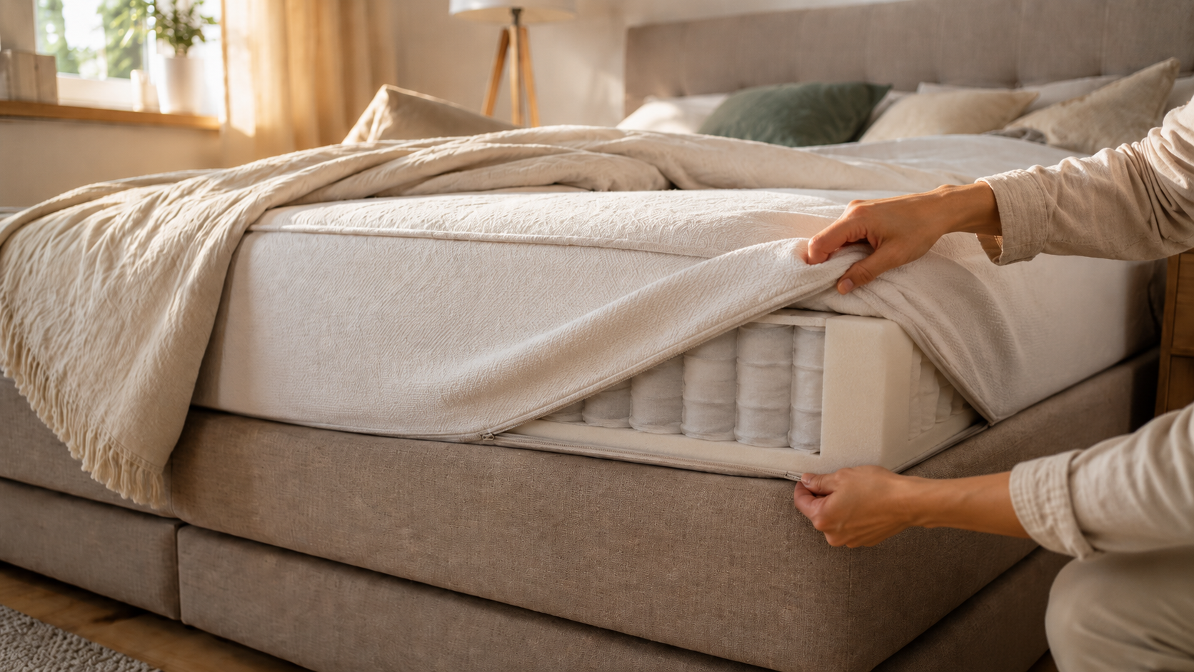 Boxspringbett durchgelegen? Oft reicht ein neuer Kern