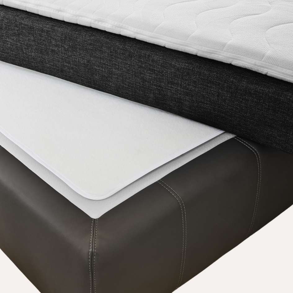 bettUP Zubehör fürs Boxspringbett – Verbinder, Antirutsch-Unterlage und Pflege