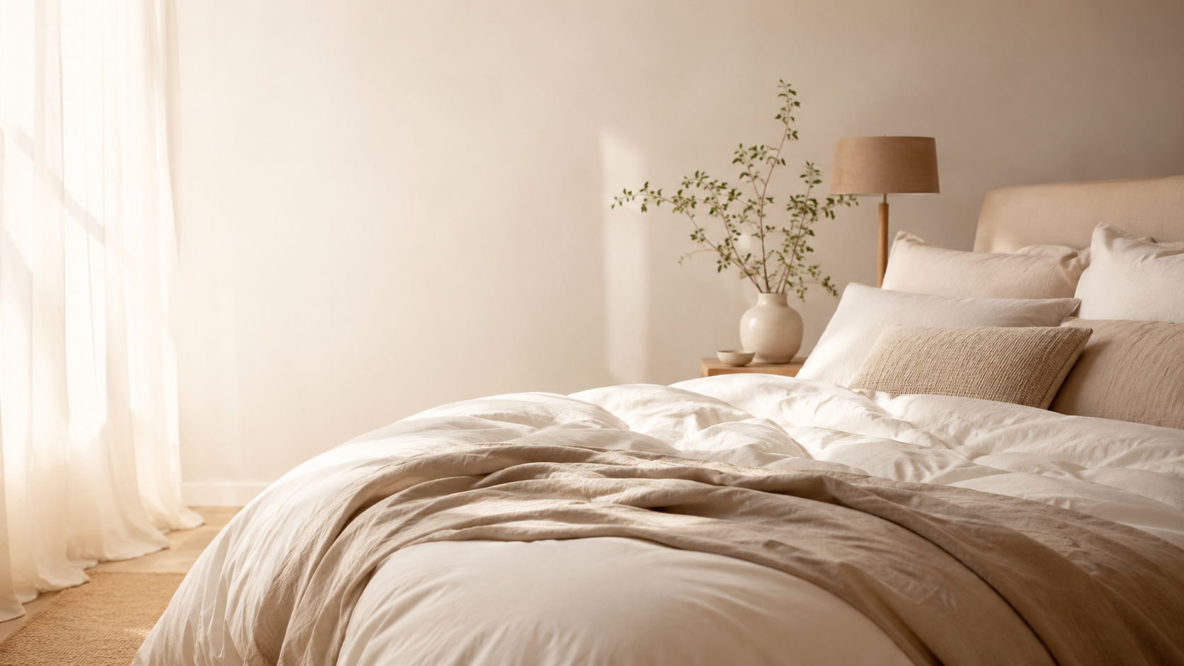 Boxspringbett mit frisch getauschtem Matratzenkern